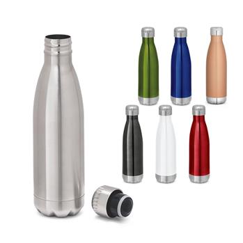 brindes para academias e esportes no verão Squeeze térmico em aço inox 510 ml - 94550