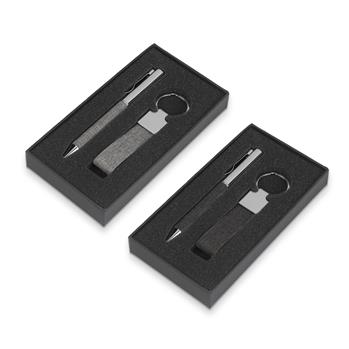 brindes para eventos de RH Kit Caneta e Chaveiro rPET - 15168 brindes para eventos de RH Kit Caneta e Chaveiro rPET - 15168