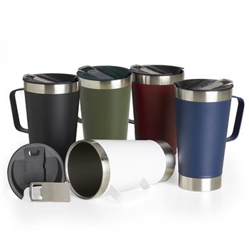 canecas e brindes personalizados Caneca Térmica Inox com Abridor 500 ml - 04082L