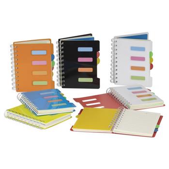 Caderno Pequeno com Divisórias - 05043 brindes para o dia da escola