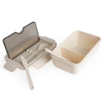 Marmita Hermética de Palha de Trigo - 18857 brindes personalizados nutricionista