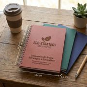 Caderno Kraft personalizado