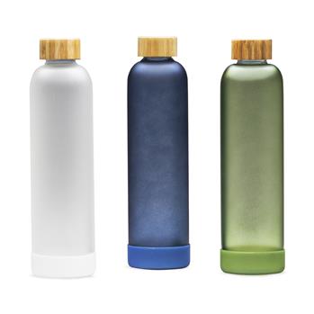 brindes para o dia mundial da água Garrafa de Vidro Borossilicato de 1 litro - 05076