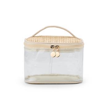 Brindes para o Dia das Mães Nécessaire PVC e Palha - 01708