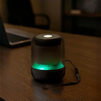 Caixa de Som Multimídia com Luzes RGB - E@09135