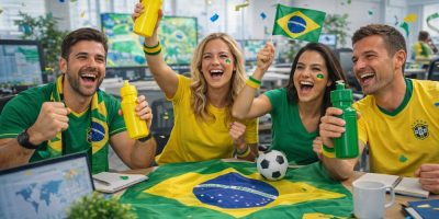 Ações de engajamento interno para a Copa