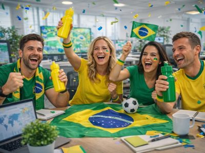 Ações de engajamento interno para a Copa