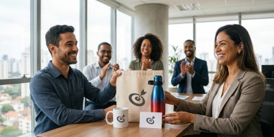 Brindes corporativos para RH ideias para ações internas e engajamento