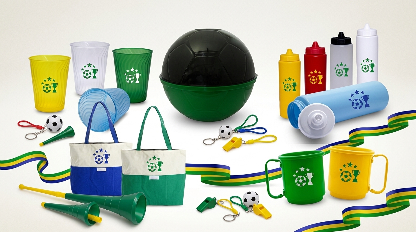 Como usar brindes personalizados no marketing para Copa do Mundo